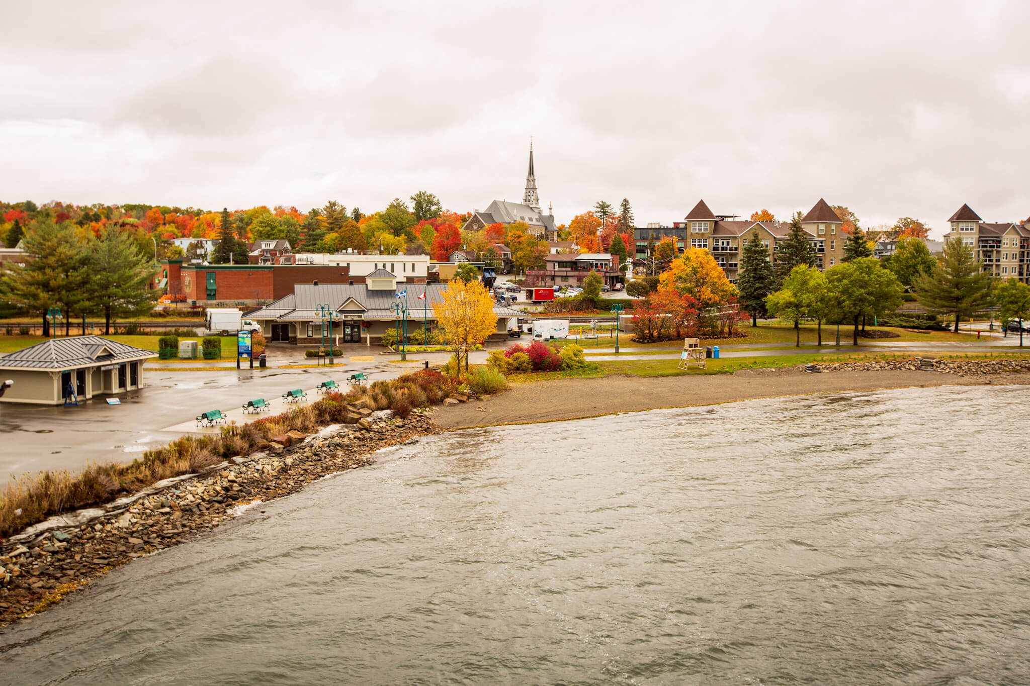 Lake Memphremagog in Magog, Québec