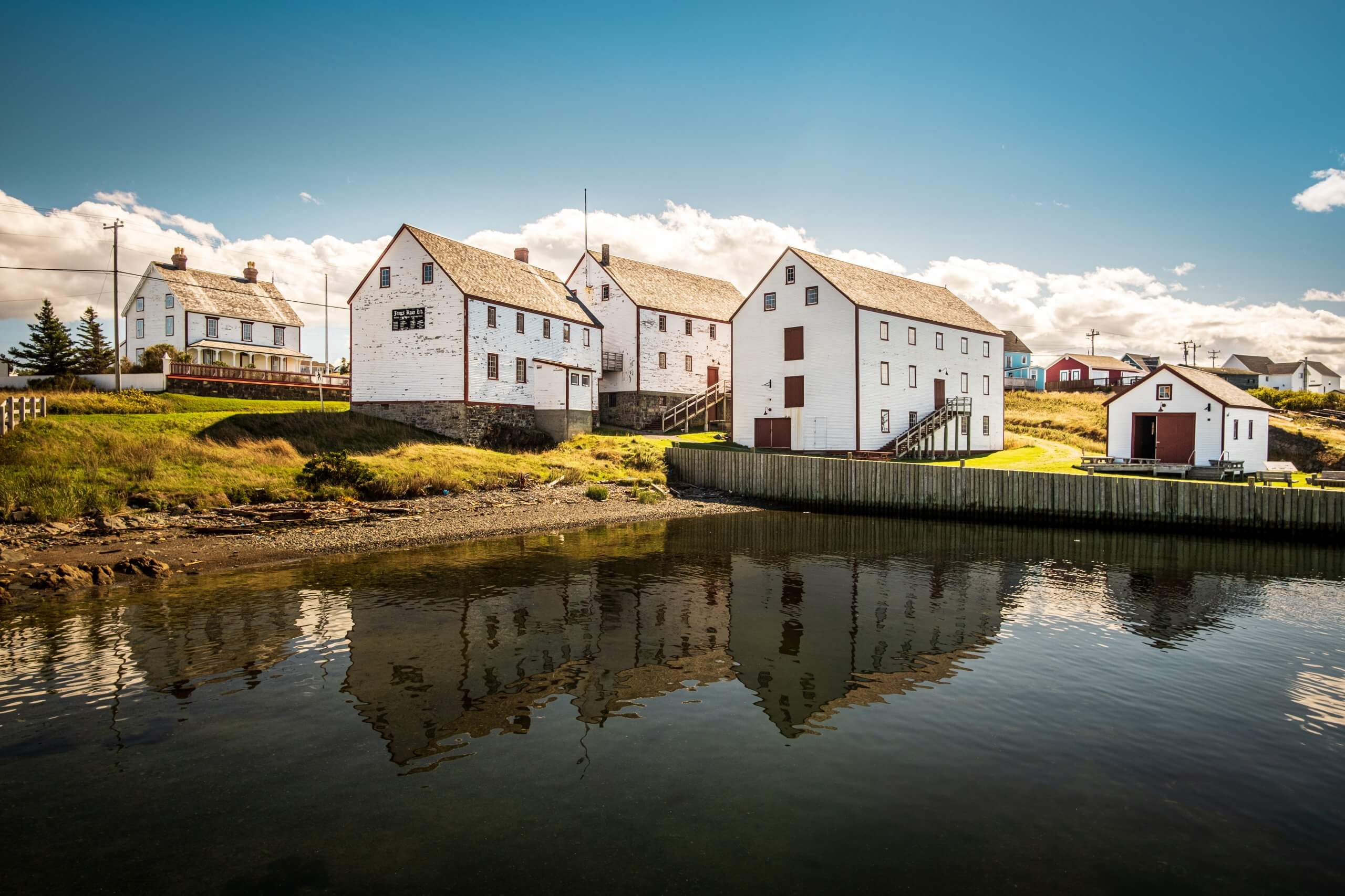 The Ryan Premises preserved fishery buildings in Bonavista, Newfoundland