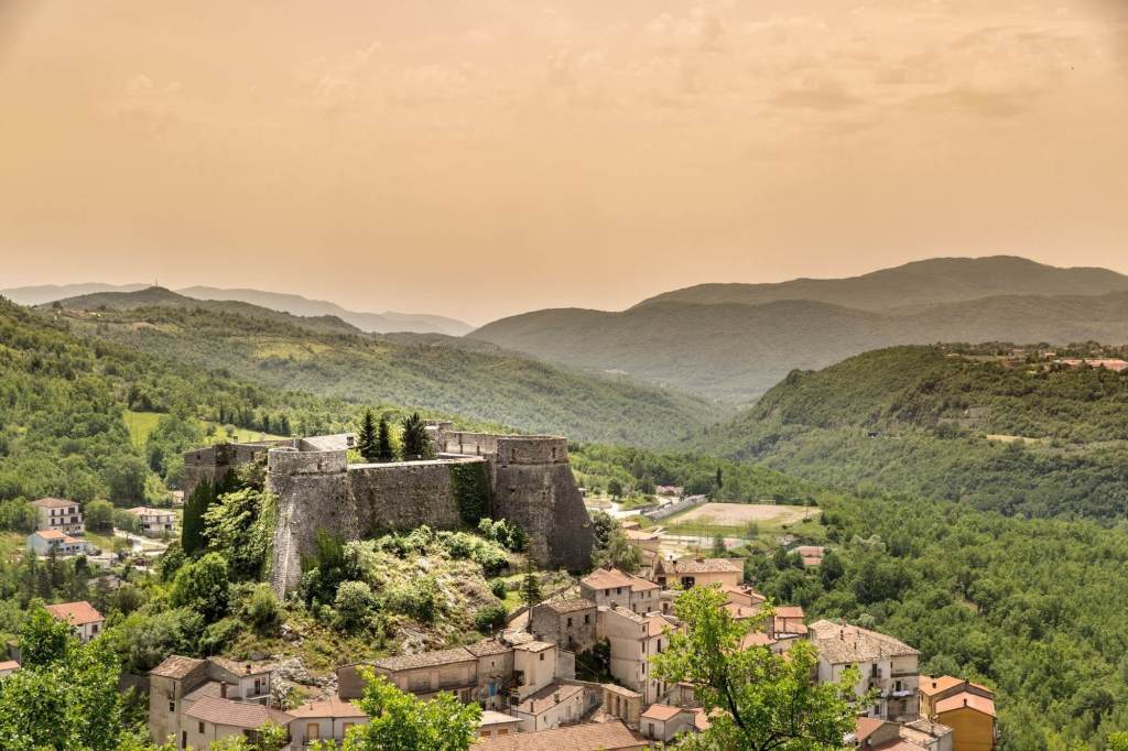 Castello Pandone in Cerro al Volturno, Molise, Italy