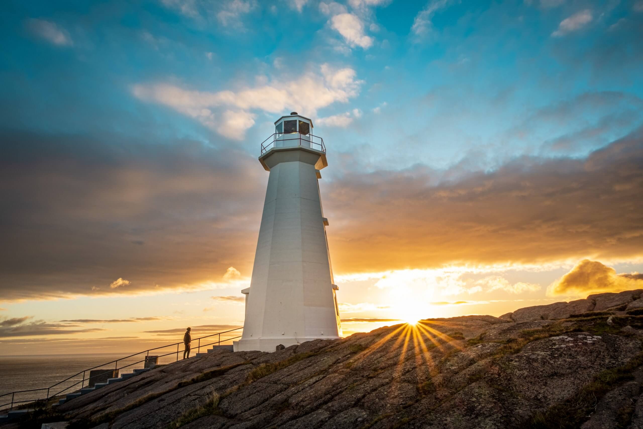 The lighthouse at Cape Spear, Newfoundland