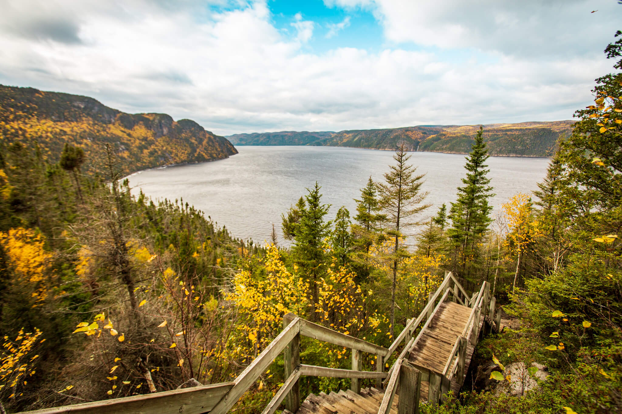 Views from Statue trail in the Saguenay Fjord National Park