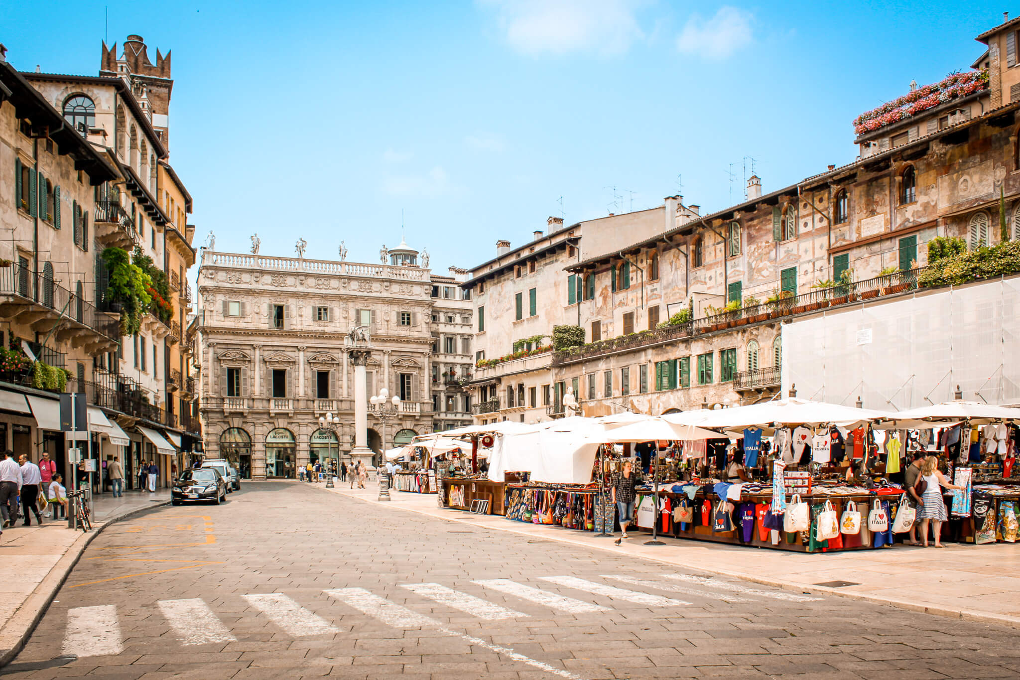 Piazza delle Erbe in Verona