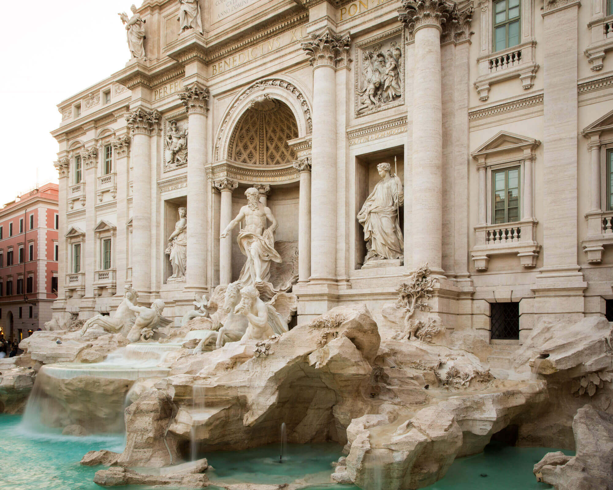 The Trevi Fountain in Rome