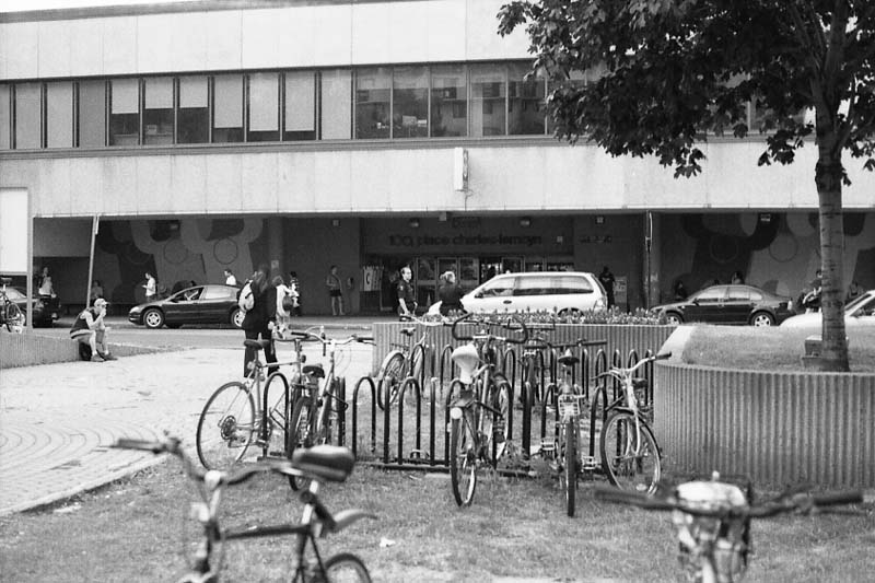 Longueuil--Université-de-Sherbrooke subway station exterior in Longueuil