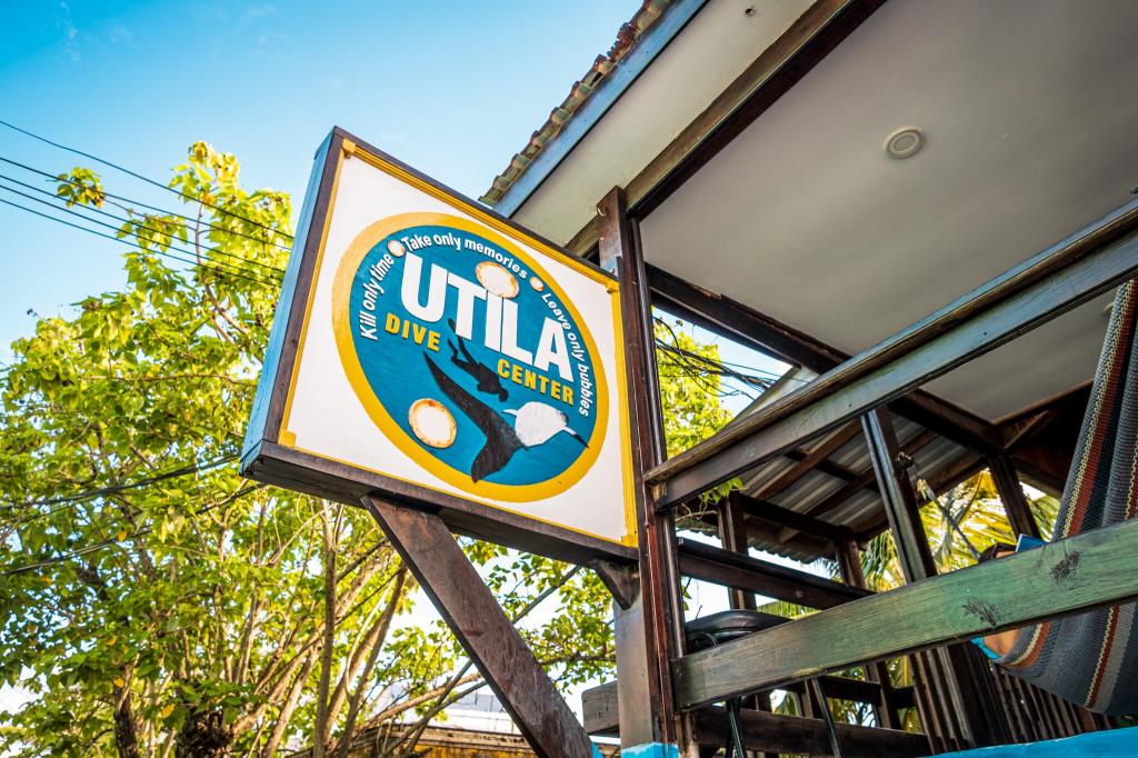 Utila Dive Center, where I trained to become a PADI Open Water Scuba Instructor