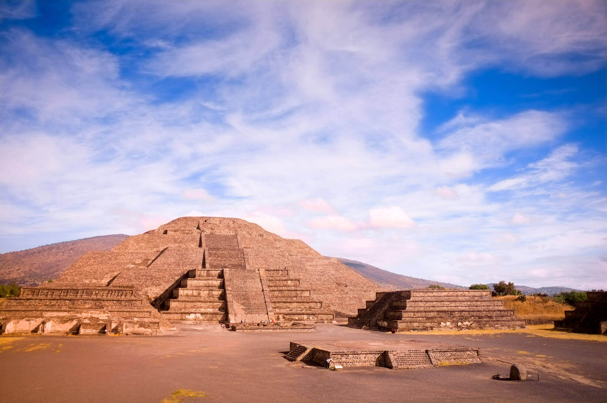 The Pyramid of the Moon at Teotihuacan