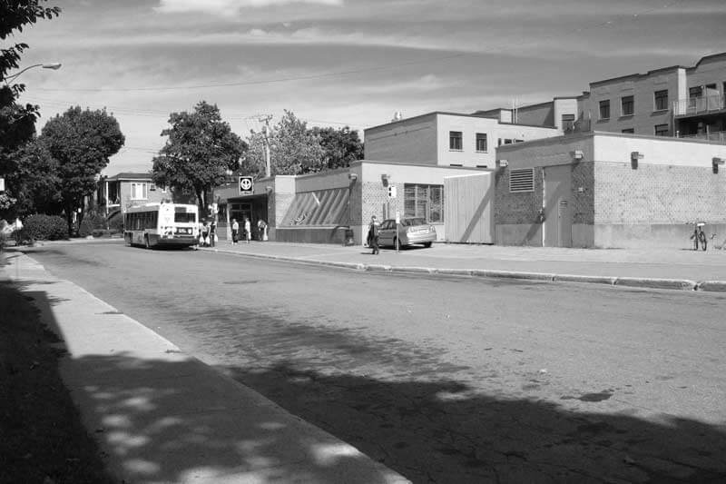 Du Collège subway station exterior in Montreal