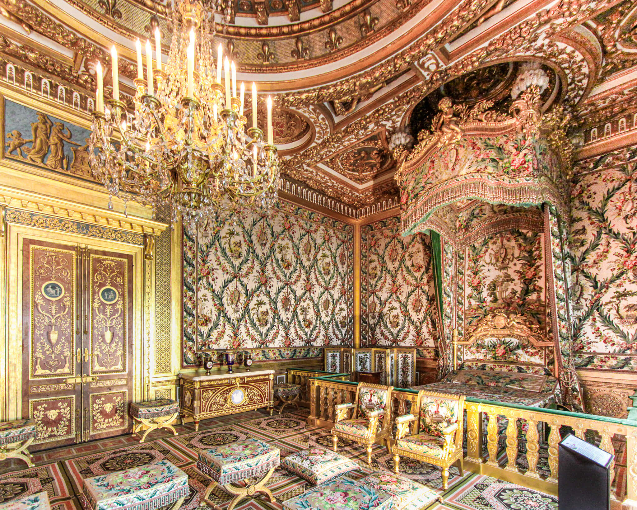The Empress' Chamber at Château de Fontainebleau