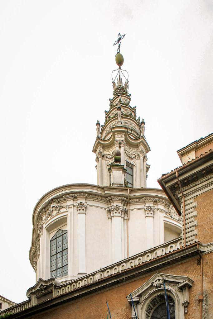 Borromini's spiral cupola on Sant'Ivo alla Sapienza