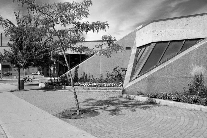 De la Savane subway station exterior in Montreal