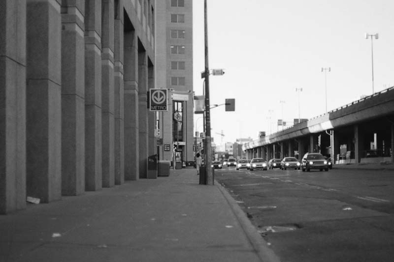 Cremazie subway station exterior in Montreal