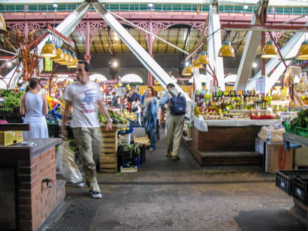 Interior of the Mercato Centrale in Florence, where we saw David Rocco filming his show