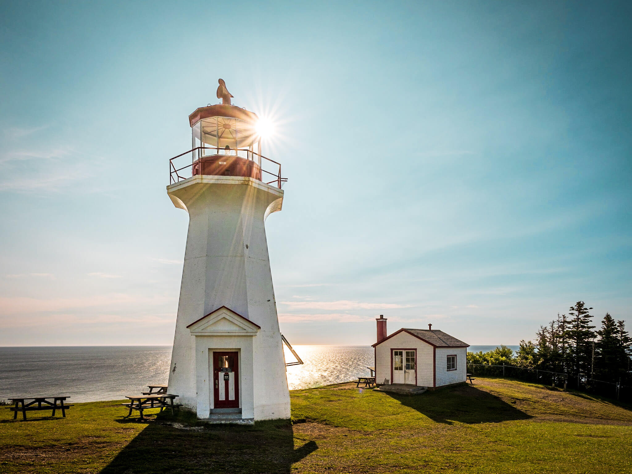 The Cap-Gasé lighthouse at Land’s End