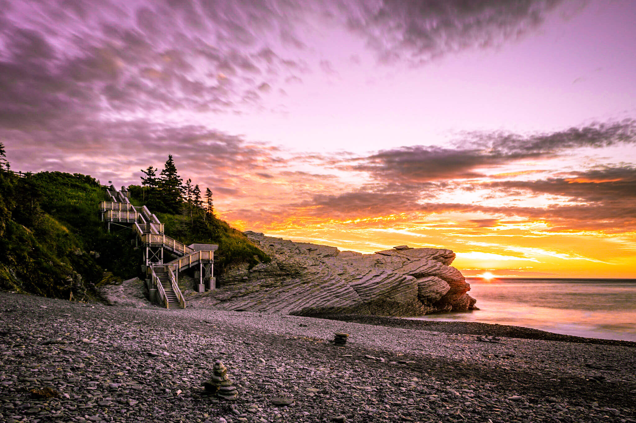 The sunrise at Cap-Bon-Ami