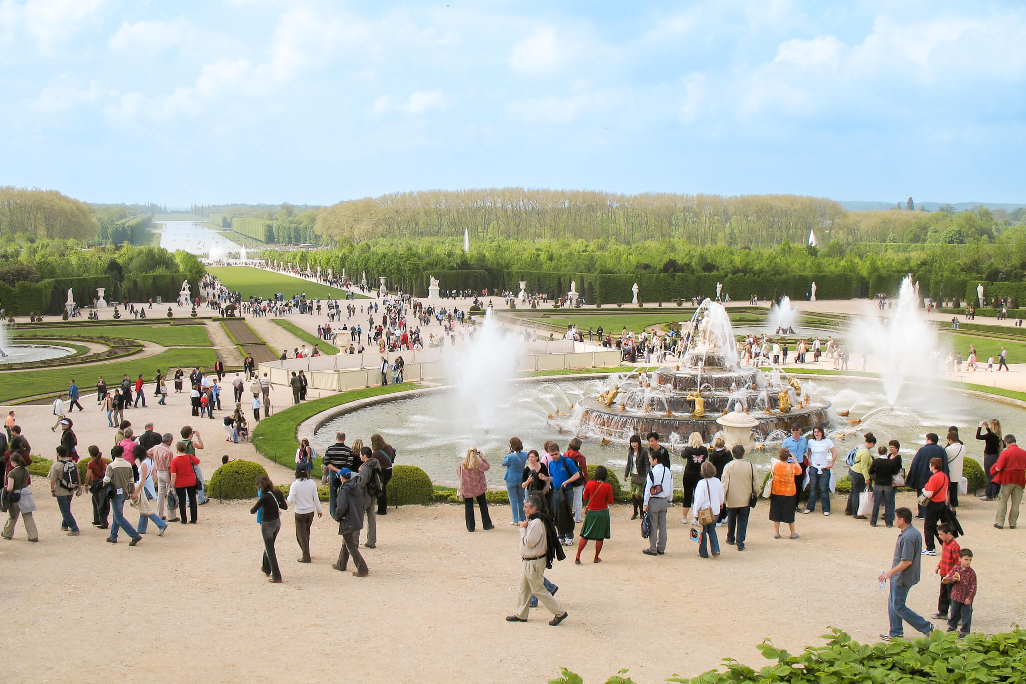 The gardens at Versailles