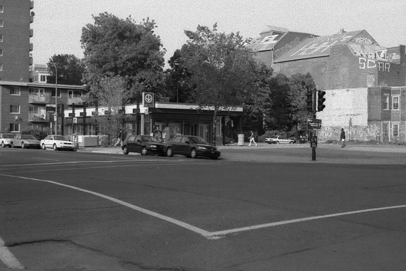Saint-Laurent subway station exterior in Montreal