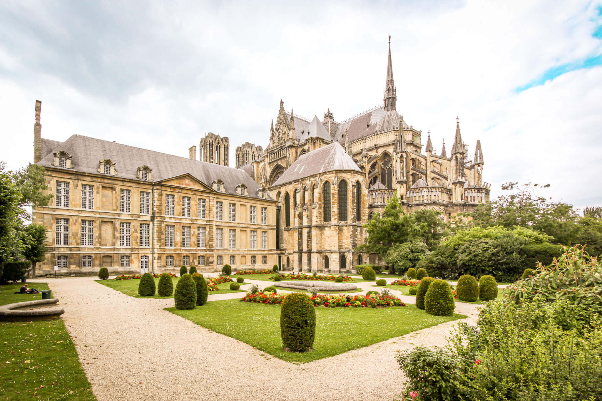 The Palace of Tau, residence of the Archbishop of Reims, France