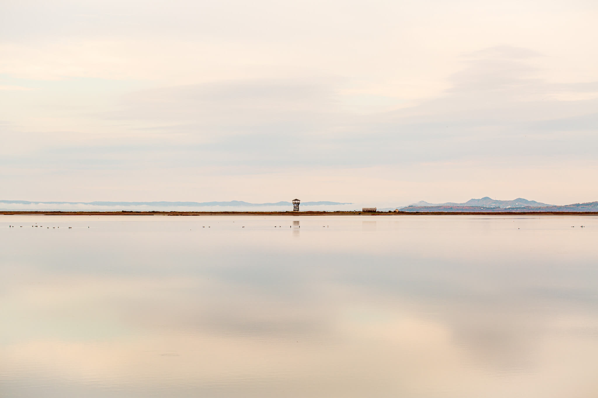 The seaside view at Carleton-sur-Mer in Gaspésie, Quebec