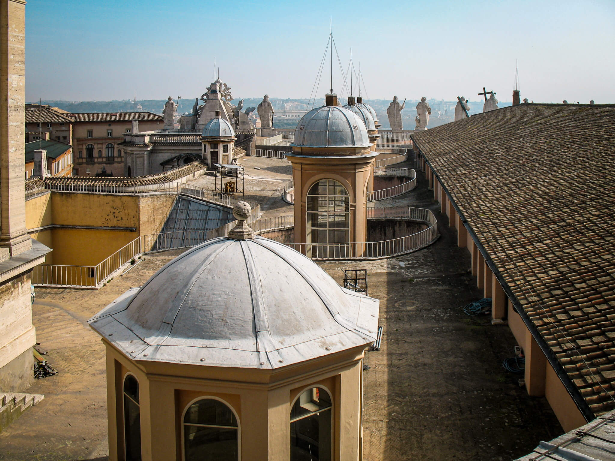 Details of the roof of Saint Peter's Basilica