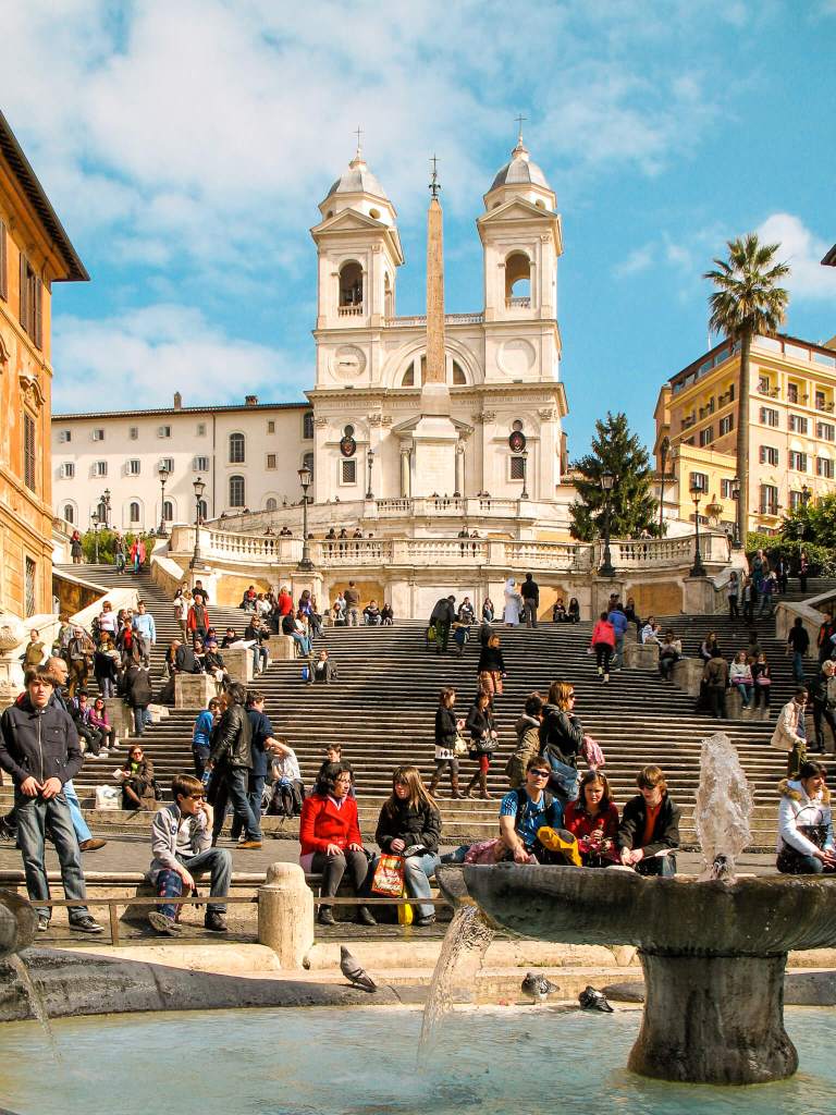 The Spanish Steps in Rome