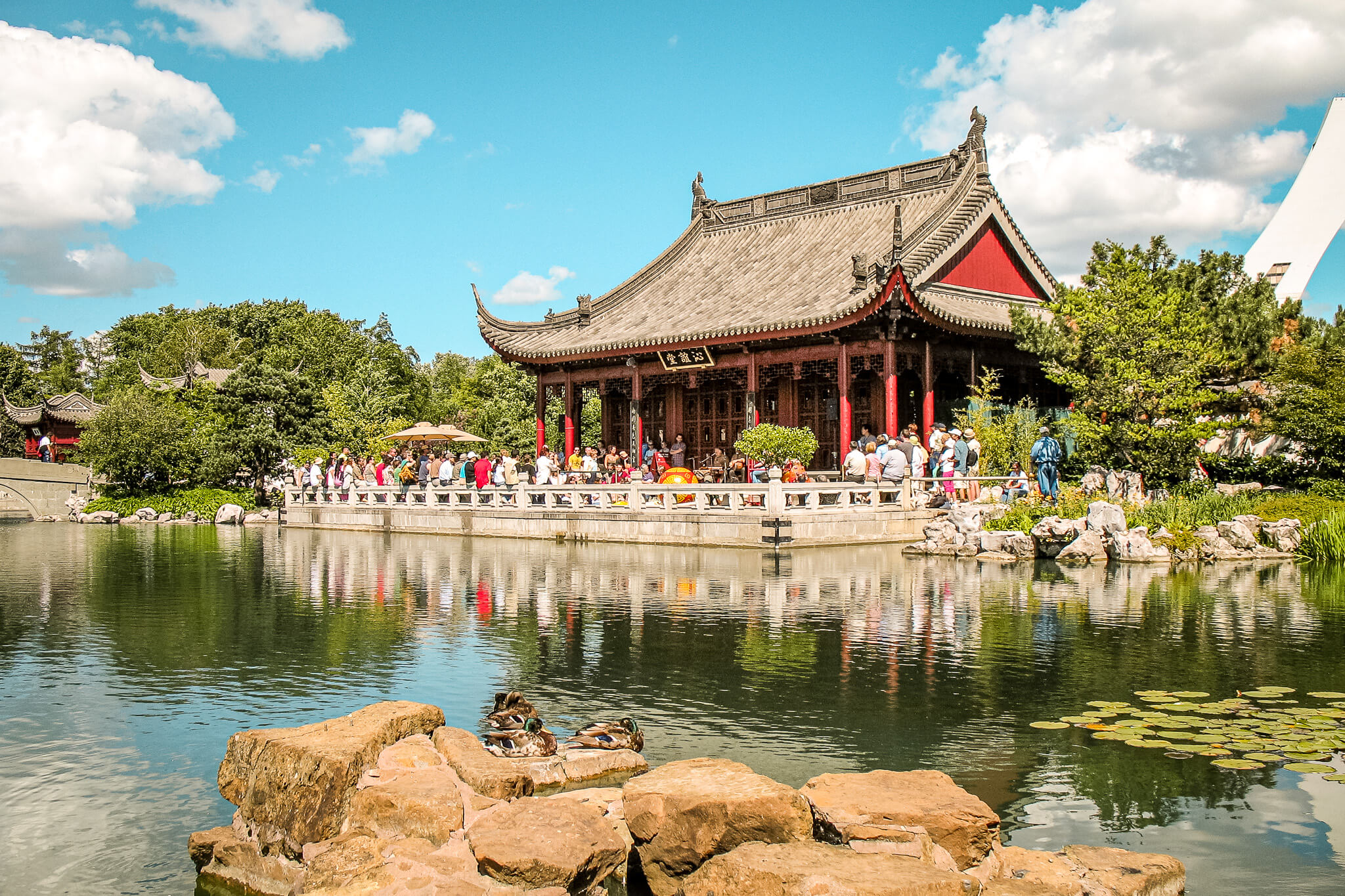 The Chinese Garden at the Montreal Botanical Gardens