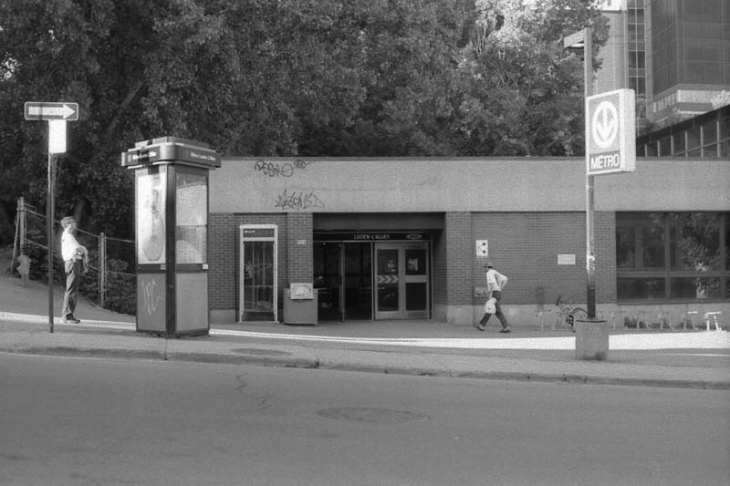Lucien-L'Allier subway station exterior in Montreal