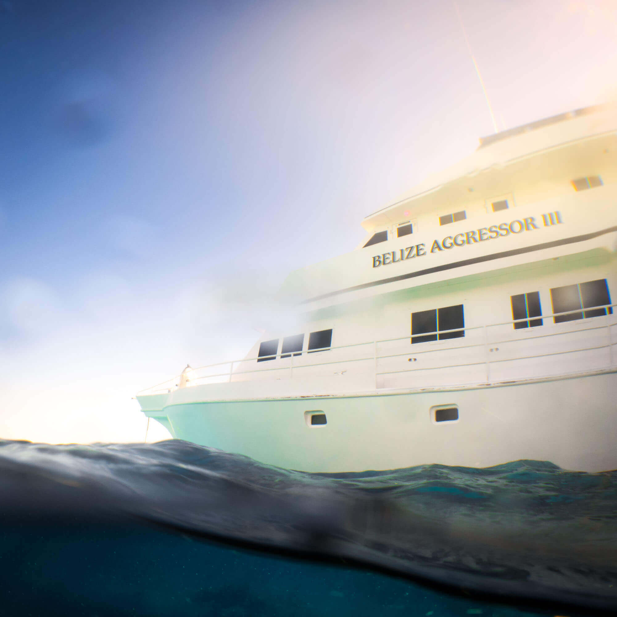The Belize Aggressor III liveaboard yacht