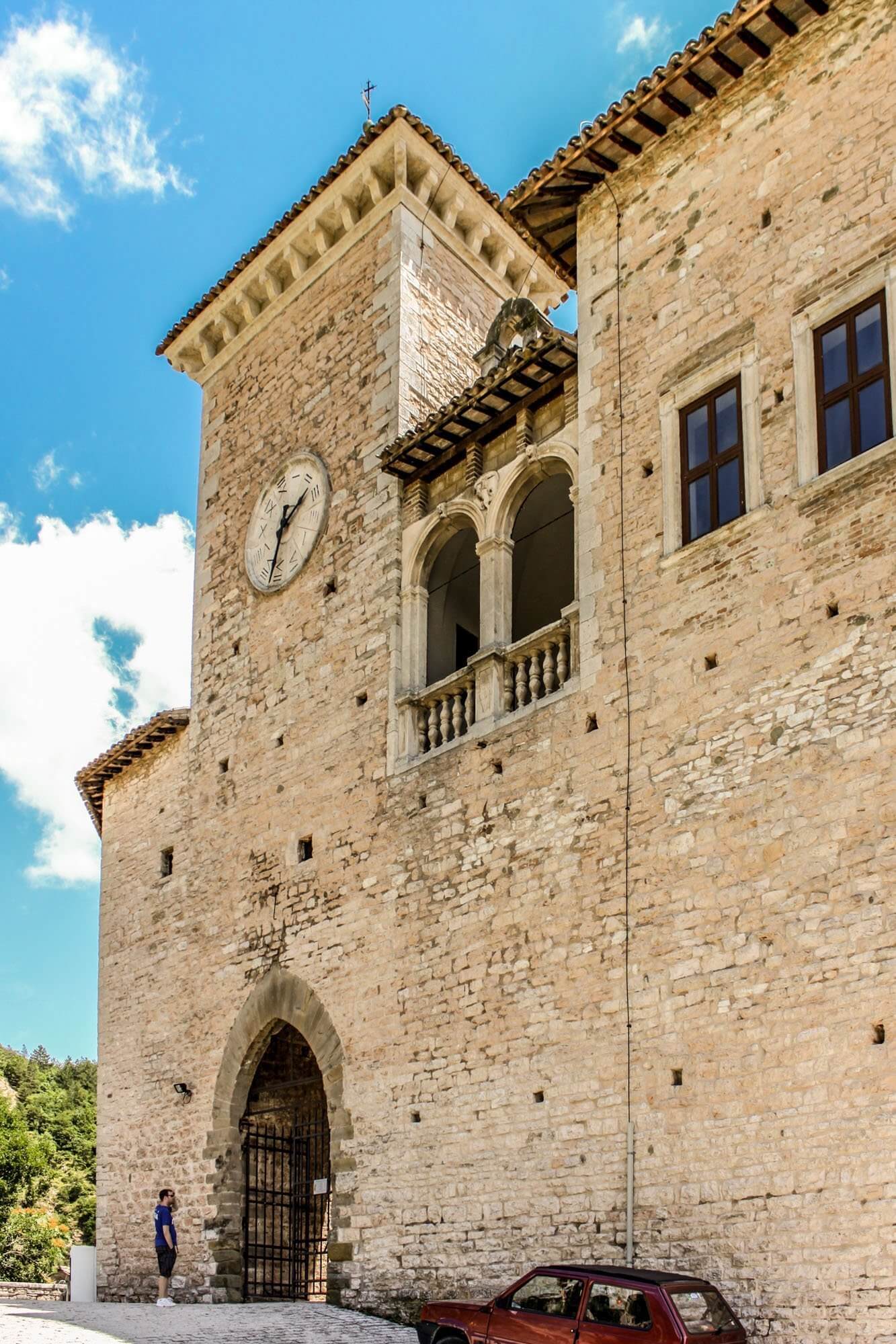 Brancaleoni Castle in Piobbico