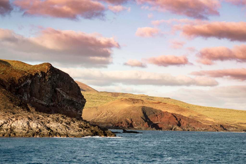 Socorro Island at sunset