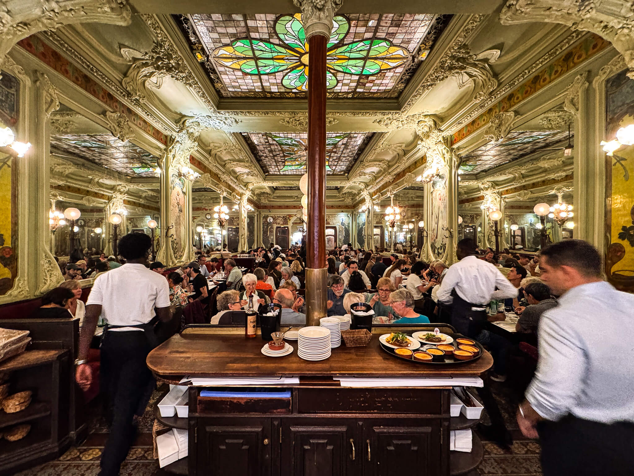 The interior of Bouillon Julien in Paris