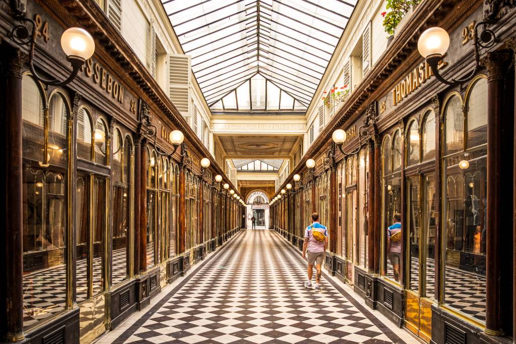 The Galerie Véro-Dodat covered passage in Paris