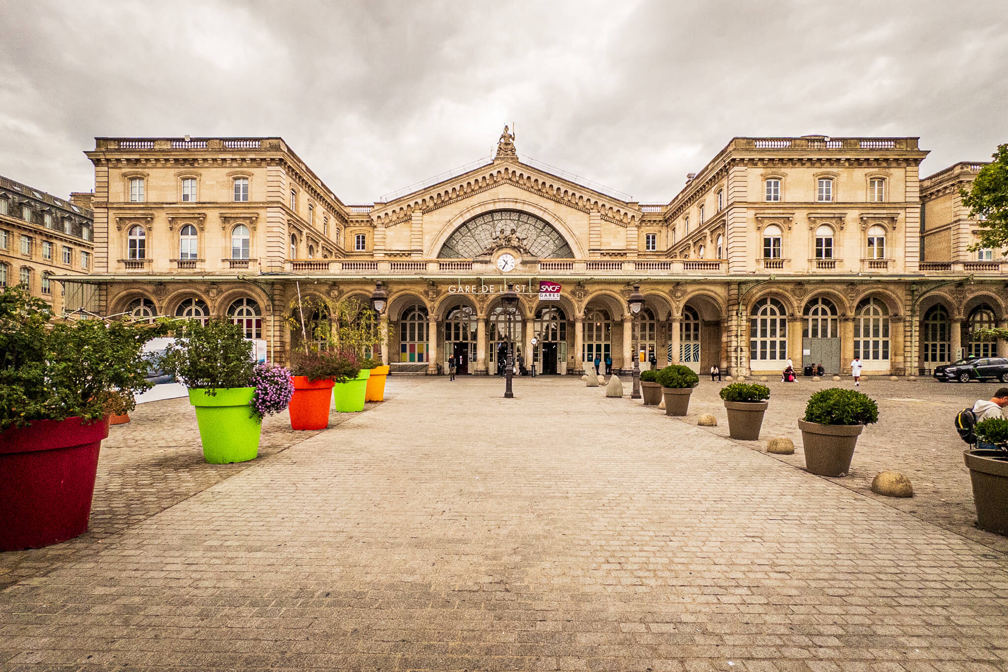 The Gare de l'Est train station in Paris
