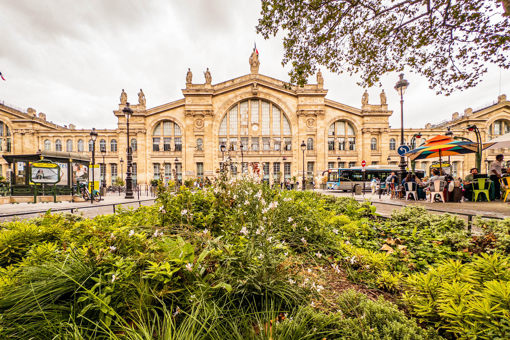 The Gare du Nord train station in Paris