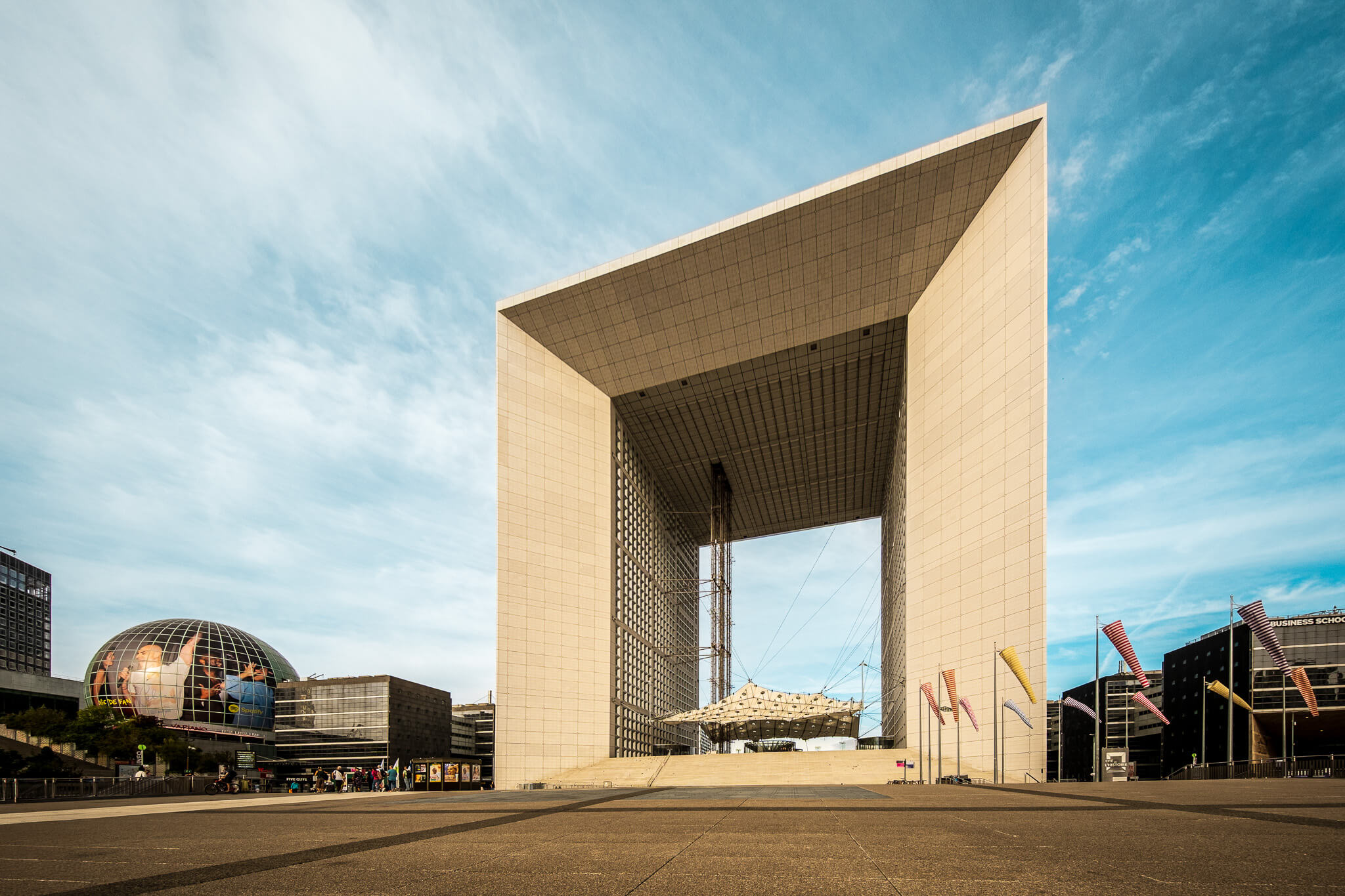 La Grande Arche de la Défense just outside Paris