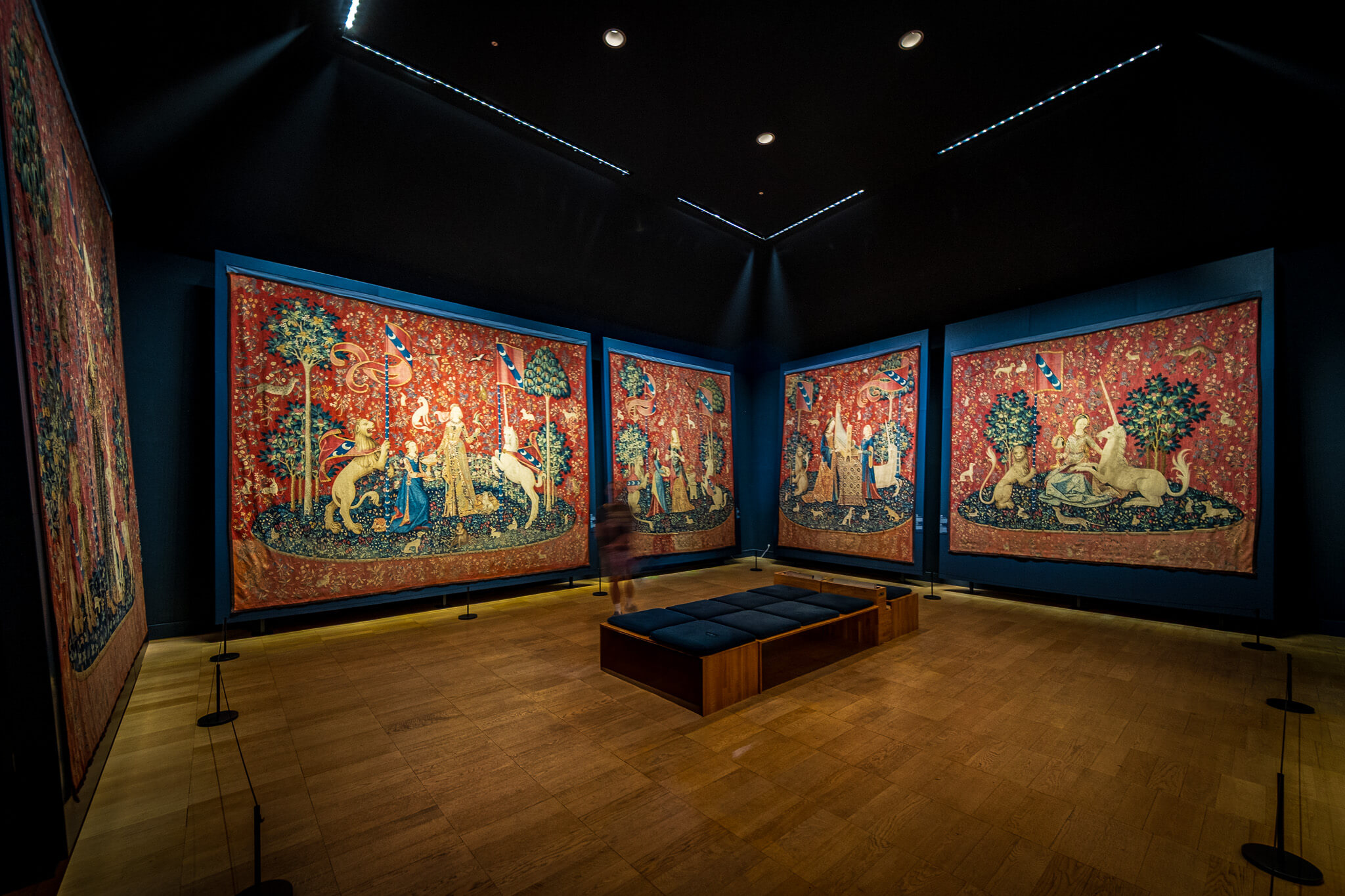 The Lady and the Unicorn tapestries at Musée de Cluny in Paris