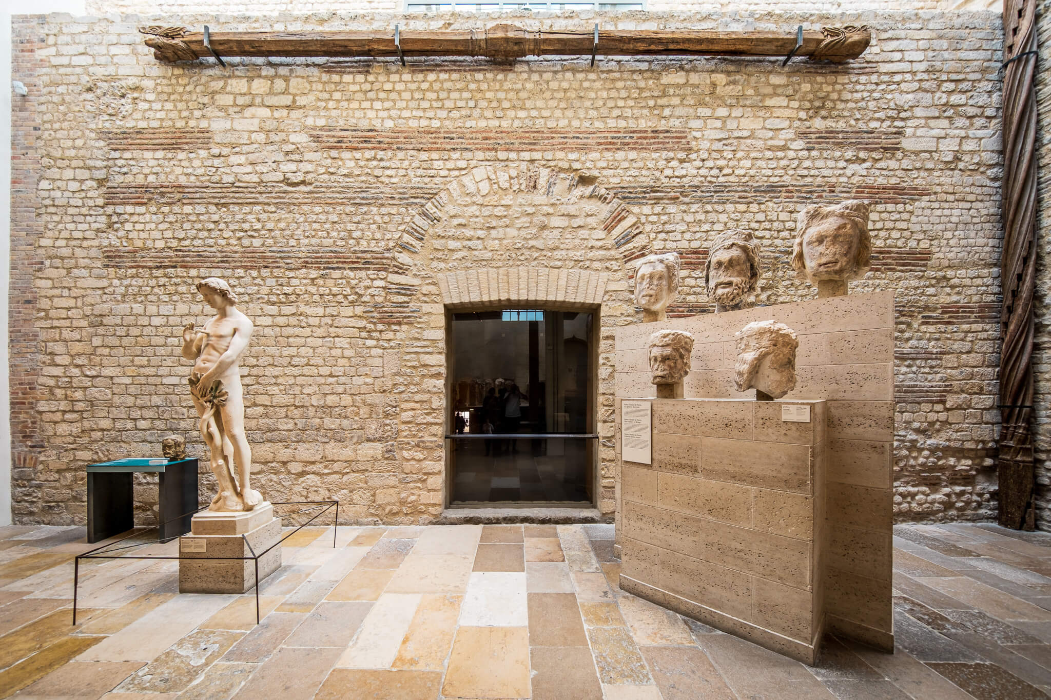 Original statues from Notre-Dame de Paris in Musée de Cluny in Paris