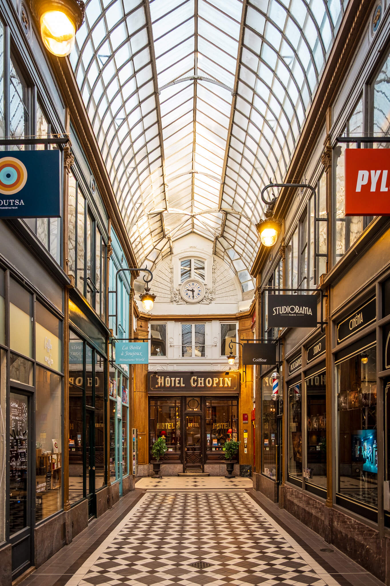 The Passage Jouffroy covered passage in Paris