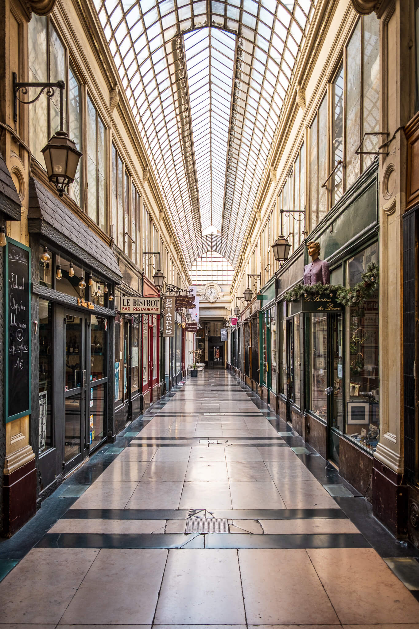 The Passage Verdeau covered passage in Paris