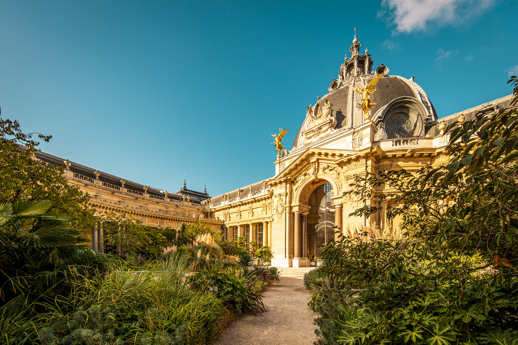 The inner courtyard of Petit Palais in Paris