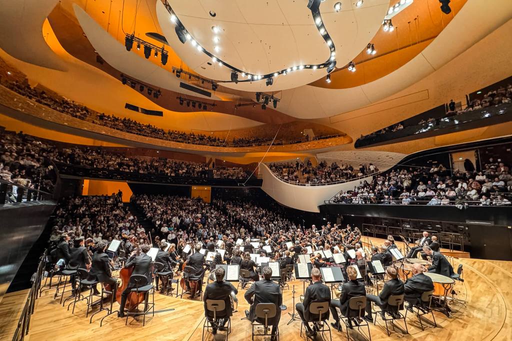 Grande salle Pierre Boulez, the main orchestra hall at Philharmonie de Paris