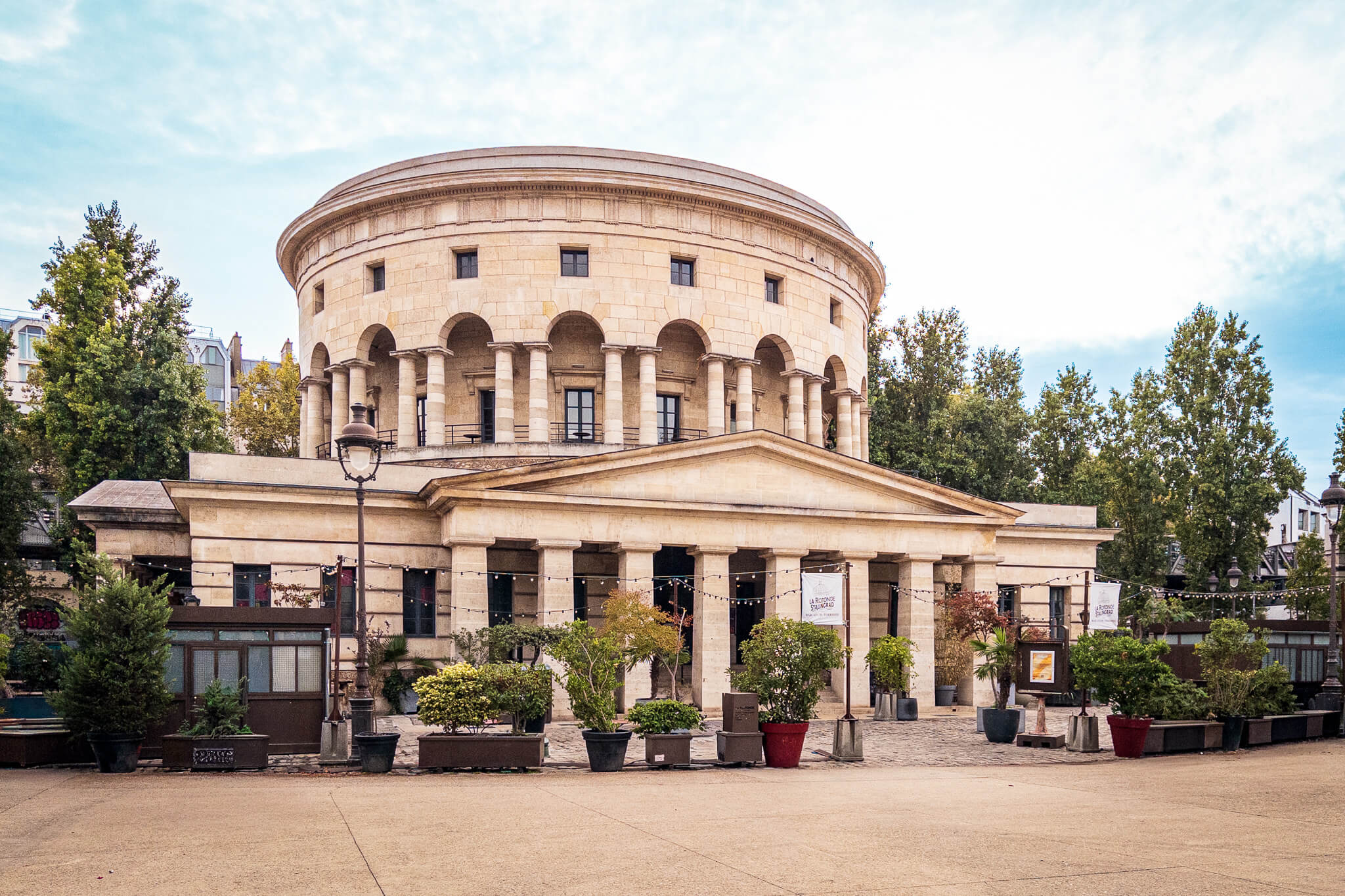 The Rontonde Stalingrad or Rotonde de la Villette in Paris